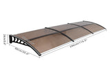 HT-300 x 100 Household Application Door & Window Rain Cover Eaves Brown Board & 39779700