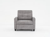 Futon Chair Bed Convertible Chair 3-in-1 Pull Out Sleeper Chair Beds with USB Ports,Wear-resistant 71472991
