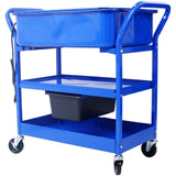 Mobile Parts Washer, 20 Gallon Capacity Portable Parts Cleaner for Use with Water Based Cleaning W465P149908