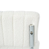 Modern simple light luxury dining White Family bedroom stool back Dressing Student W210P208426