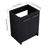 24 Inch Freestanding Bathroom Vanity -BVB09224BCT W999P182010