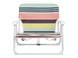 56*60*63cm 100kg Oxford Cloth White Iron Frame Beach Chair Color small size 60478162
