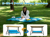 Swing Cushions 2-3 Seater Replacement Waterproof Bench Cushion 47.2x39.4x3.94in-120x100x10cm 37642525