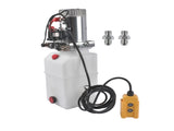6 Quart Double Acting Hydraulic Pump 12V Replacement for Dump Trailers SAE6 80977260