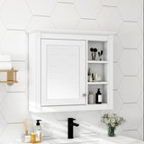 30'' x 28'' Medicine Cabinet, Wall Mounted Bathroom Storage Cabinet, Modern Bathroom Wall Cabinet WF318452AAK