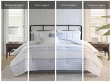 6 Piece Cotton Jacquard Oversized Comforter Set-King B035P280378