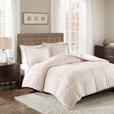Full/Queen Faux Fur Comforter Mini Set B03596914