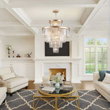 (Same as W1340P188536)Golden Luxury Crystal Chandelier Modern Chandeliers Lights Fixture Hanging W1340P189340