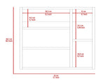 Whirlwind 1-Shelf Rectangle Medicine Cabinet with Mirror Light Oak B06280246
