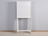 Bathroom Wooden Storage Cabinet Over-The-Toilet Space Saver with a Adjustable Shelf 23.62x7.72x67.32 W40935619