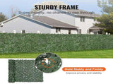 59"x98" Artificial Faux Ivy Leaf Privacy Fence Screen Decor Panel Hedge 90519519