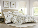 5PCS Full/Queen Cotton Sateen Print Duvet Set B035P341178