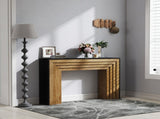 47in Modern Wood Console Table , Entryway Table, Sofa Table - Rustic & Contemporary Design W3123P333722