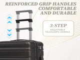 HIFINE TOURIST 20"/24"/28" 3 pcs/set in ABS Spinner Wheel Luggage, Carry on Suitcase, Matching W2787P342140