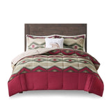 ZNTS King Down Alternative Comforter Set with Throw Pillow B035P148496