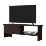 Rock Point Entertainment Center with a Door and Open Storage, Stained Walnut B128P263718