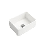 White Farmhouse Sink Deep Apron Sink Undermount Farmhouse Kitchen Sink Single Farm Sink W2287P184721