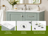 30" Bathroom Vanity, Modern Bathroom Cabinet with Sink Combo Set, Bathroom Storage Cabinet with 1 N729P370363F