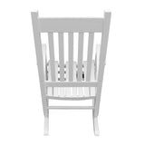 wooden porch rocker chair WHITE W49520603