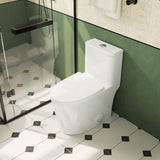 1.1/1.6 GPF Elongated Comfort Height Floor Mounted One-Piece Toilet , CUPC Certified, WaterSense B2724P246932