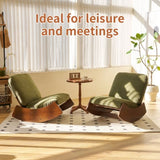 Comfortable Glider Rocking Chair, High-Quality Upholstery Glider Chair, Solid Wood Frame, Perfect W2105P145993