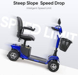 ZNTS 4 Wheel Mobility Scooters, Upgrade Electric Power Mobile Scooter for Seniors Adult with Lights 97709494