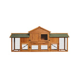 79.5" Extra Large Bunny Cage with 2 Runs House Small Animal Habitats for Guinea Pigs Hamster W21953995
