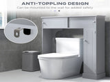 Bathroom Storage Cabinet-Gray 19401107