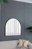 33" x 31" Arched Decorative Accent Mirror with Iron Metal Frame, Wall Deor for Bathroom, Bedroom, W2078P195624