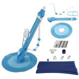 ZNTS Auto Swimming Pool Cleaner with 10pcs Durable Hose Blue 13722070