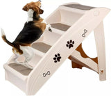 Foldable Dog Ramp Stairs Steps -Tan 88760016