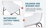 Classic White PU Leather Chair - A Fashionable Seat Suitable for Modern Minimalist and Industrial W3226P279062