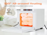 Hot Towel Warmer for Facials Massage, Esthetician Towel Heating Cabinet Black, Aluminum Chamber, 01363018