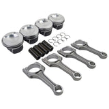 Pistons Connecting Rods 23mm Set For 2.0 TFSI Audi VW A4 Q5 Jetta GTI CAE CCTA 06H198401A 06J198401D 23950700