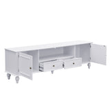 U-Can 70.9'' Modern TV Stand for TVs up to 80 Inches, Entertainment Center with Open Compartment, TV N724P286415K