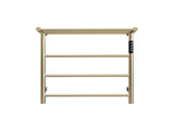 Heated Towel Rack with Top Shelf, 3-Bar Towel Wall Mounted Warmer for Bathroom with Intelligent 55908479