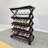26 Bottles Freestanding wine rack,Wine Storage Rack, Freestanding Display Rack for Kitchen, Pantry, W2221P191954
