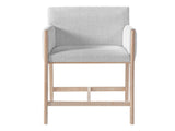 24'' Seat Height Upholstered Counter Stools with Arms for Kitchen Island/Dining Room, Set of 2 N780P354193N