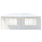 ZNTS 3 x 6m Four Sides Waterproof Tent with Spiral Tubes White 68326696