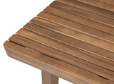 69" Acacia Wood Outdoor Dining Table with Slatted Top, 300 lbs Weight Capacity, Ideal for Patio & N779P234500B