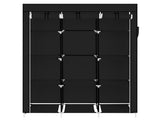 67" Portable Closet Organizer Wardrobe Storage Organizer with 10 Shelves Quick and Easy to Assemble 39192486