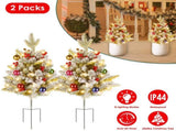 50 LED Lifelike Artificial Christmas Tree - 8 Lighting Modes, Auto 6H/18H Timer & IP44 Waterproof, 43340012