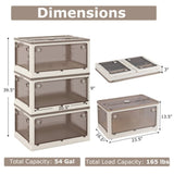 3-Pack Stackable Storage Bins 23.5 " x 16.5 " x 13.5 " 97660962
