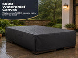 Rectangle Patio Furniture Cover 600D Waterproof Outdoor Dining Table and Chair Cover Anti-UV Outside 62411375