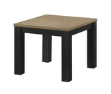 Brown Black 3-Piece Living Room Table Set Table Top Cocktail Table and Two Matching End Tables B011P244305