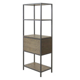 3-Shelf Bookcase with Storage Cabinet B035118581