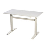 ZNTS 47" Tech Desk Standing and Adjustable Desk In White B091P183638