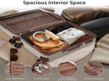 4 Piece Luggage Set Suitcase Set, ABS Hard Shell Lightweight Expandable Travel Luggage with 4 98463215