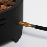 15 inch Outdoor Portable Propane Fire Pit, Tabletop Fire Pit with Quick Connect Regulator W853P232639