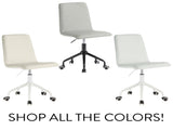 Rolling Linen Swivel Office Chair, Multiple Colors 93184635